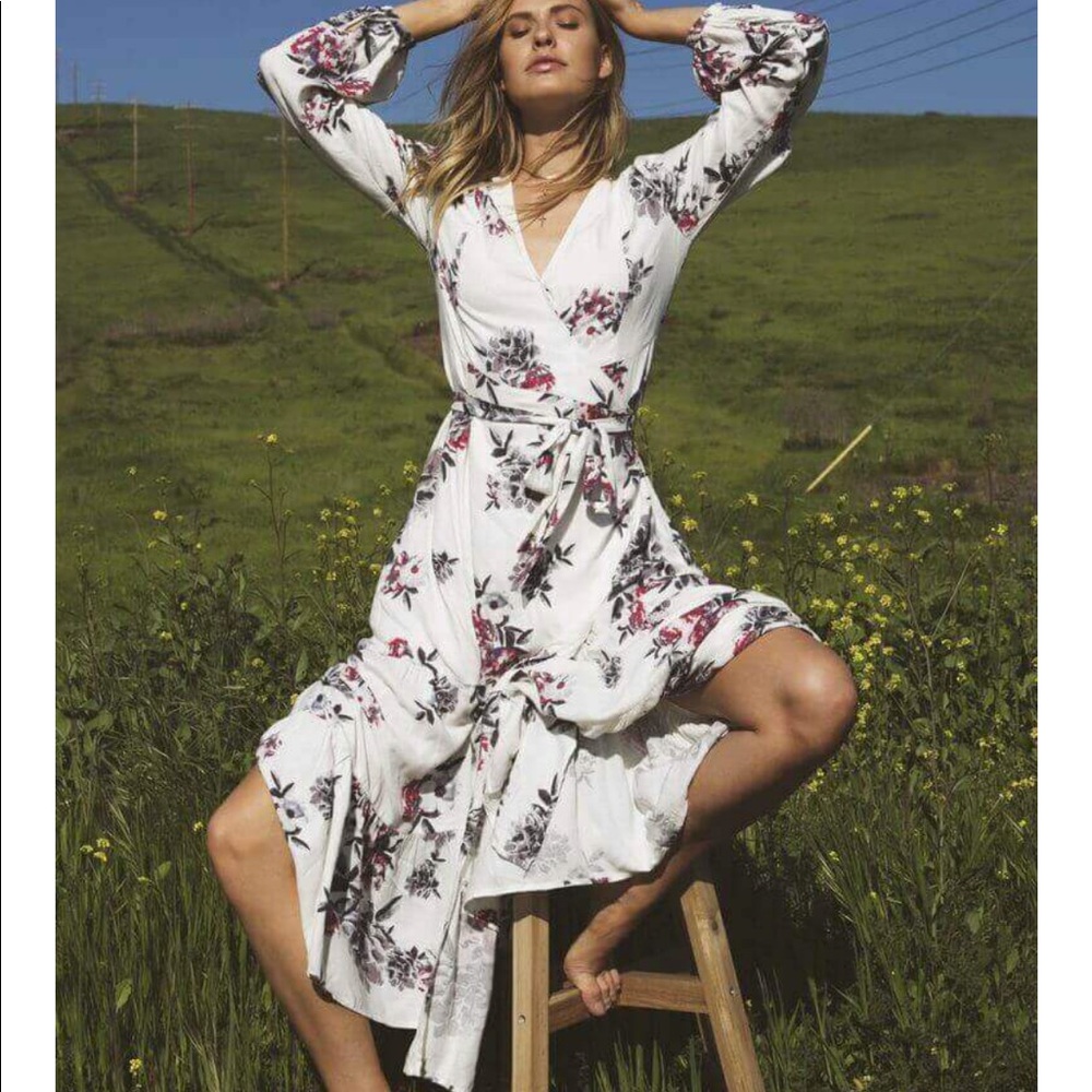 Somedays Lovin floral midi dress in a medium